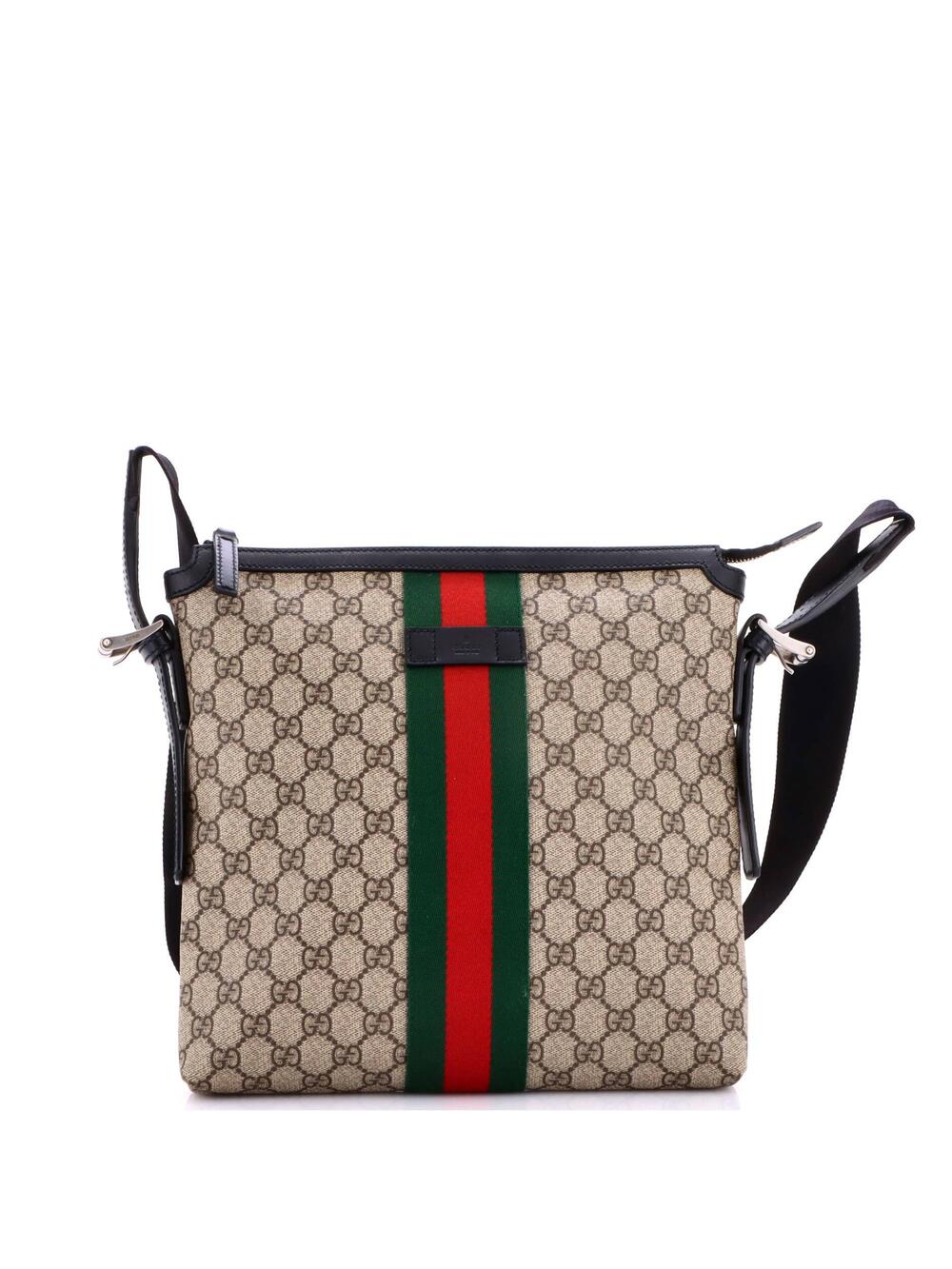 Gucci Web Messenger Bag Gg Coated #364845G13B